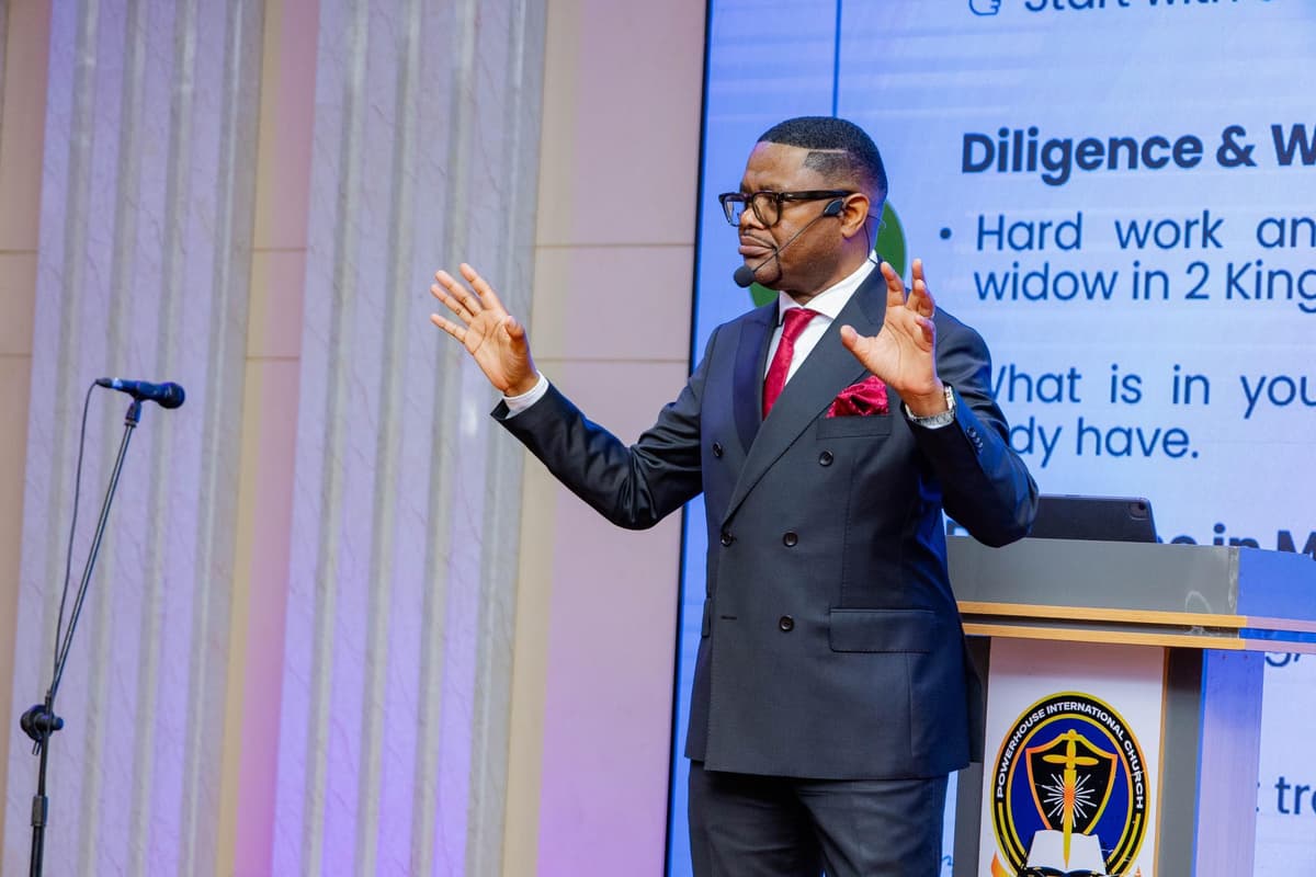 Bena Nkhoma presenting